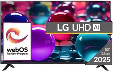 LG TV 50UA73003LA, UHD AI webOS Smart TV, 50"
